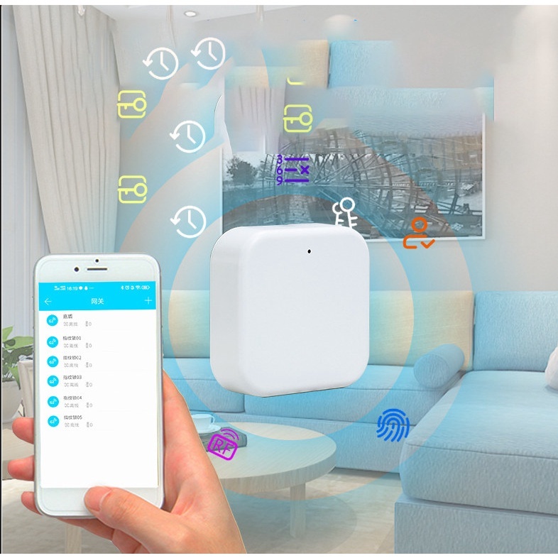 Khoá vân tay cao cấp App TTLOCK cho cửa kính - KG-K669TT - Ảnh 4