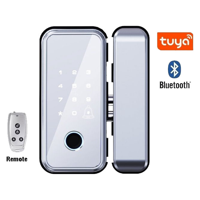 Khóa vân tay cho cửa kính King Guard KG-KB2S App Tuya